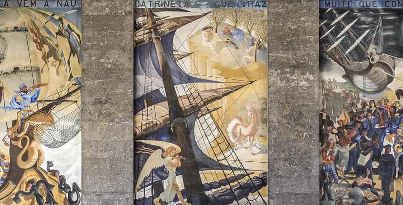 Murais de Almada Negreiros nas Gares Marítimas, 里斯本