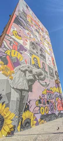 Colectivo Rua - Mural, Lissabon